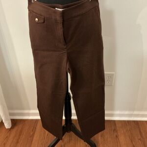 LOFT Rivera Pants in Rich Brown